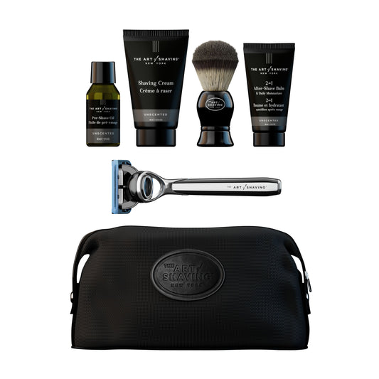 The Art Of Shaving Unscented by The Art Of Shaving, 6 Piece Shaving Kit men