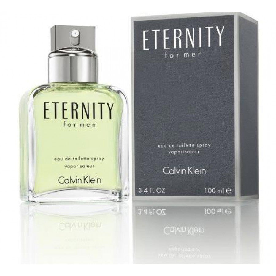 100% Authentic! CALVIN KLEIN ETERNITY 3.4 EAU DE TOILETTE SPRAY FOR MEN - FREE U.S. SHIPPING - LuxScentDeals