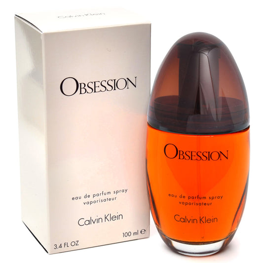 100% Authentic! CALVIN KLEIN OBSESSION 3.3 / 3.4 OZ EAU DE PARFUM SPRAY FOR WOMEN - FREE U.S. SHIPPING - LuxScentDeals