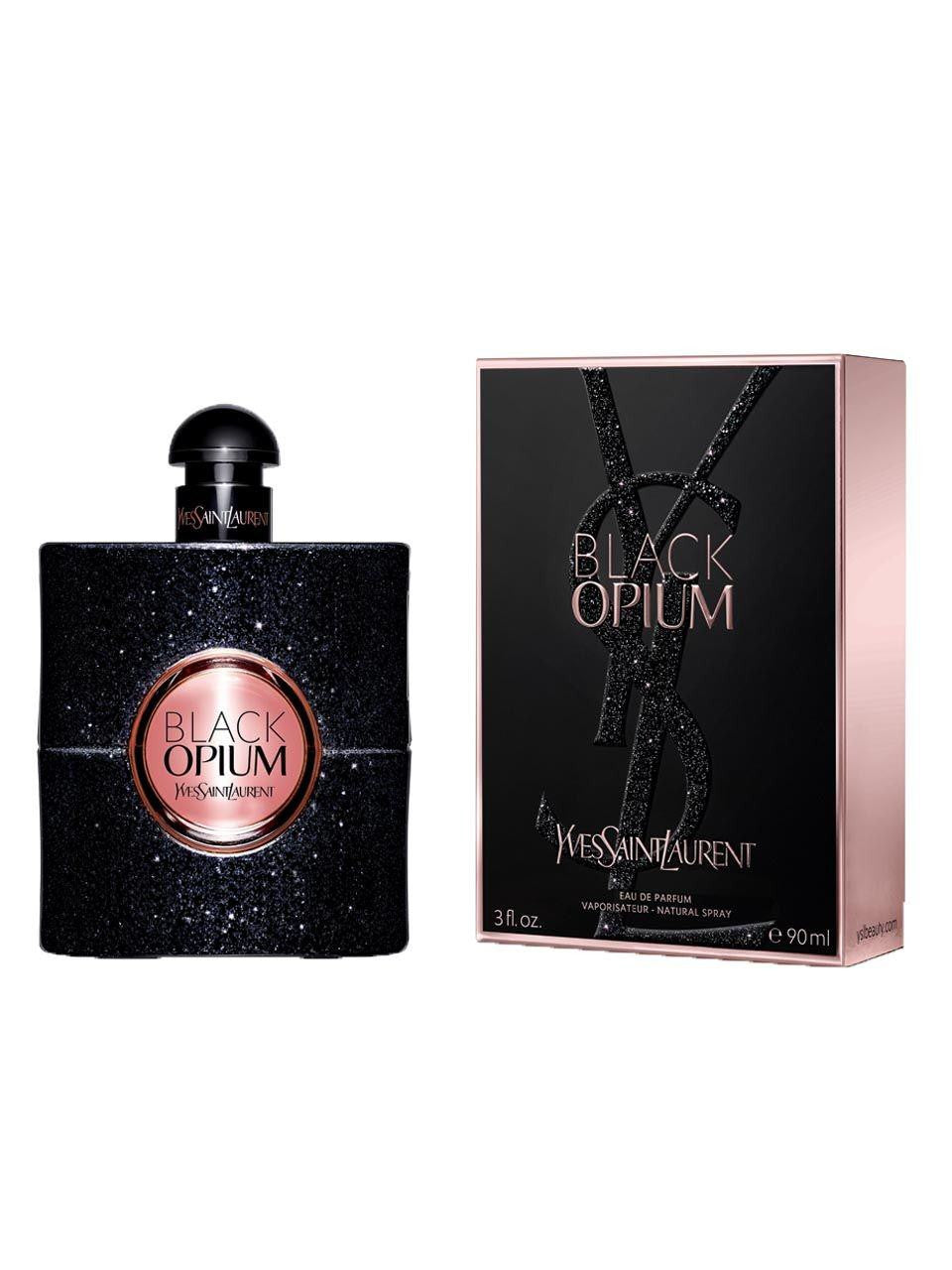 100% Authentic! YSL BLACK OPIUM 3 OZ EAU DE PARFUM SPRAY FOR WOMEN - FREE U.S. SHIPPING - LuxScentDeals