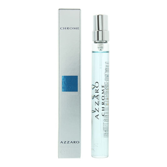 100% Authentic! AZZARO CHROME 0.33 EAU DE TOILETTE SPRAY FOR MEN VIAL - FREE U.S. SHIPPING - LuxScentDeals